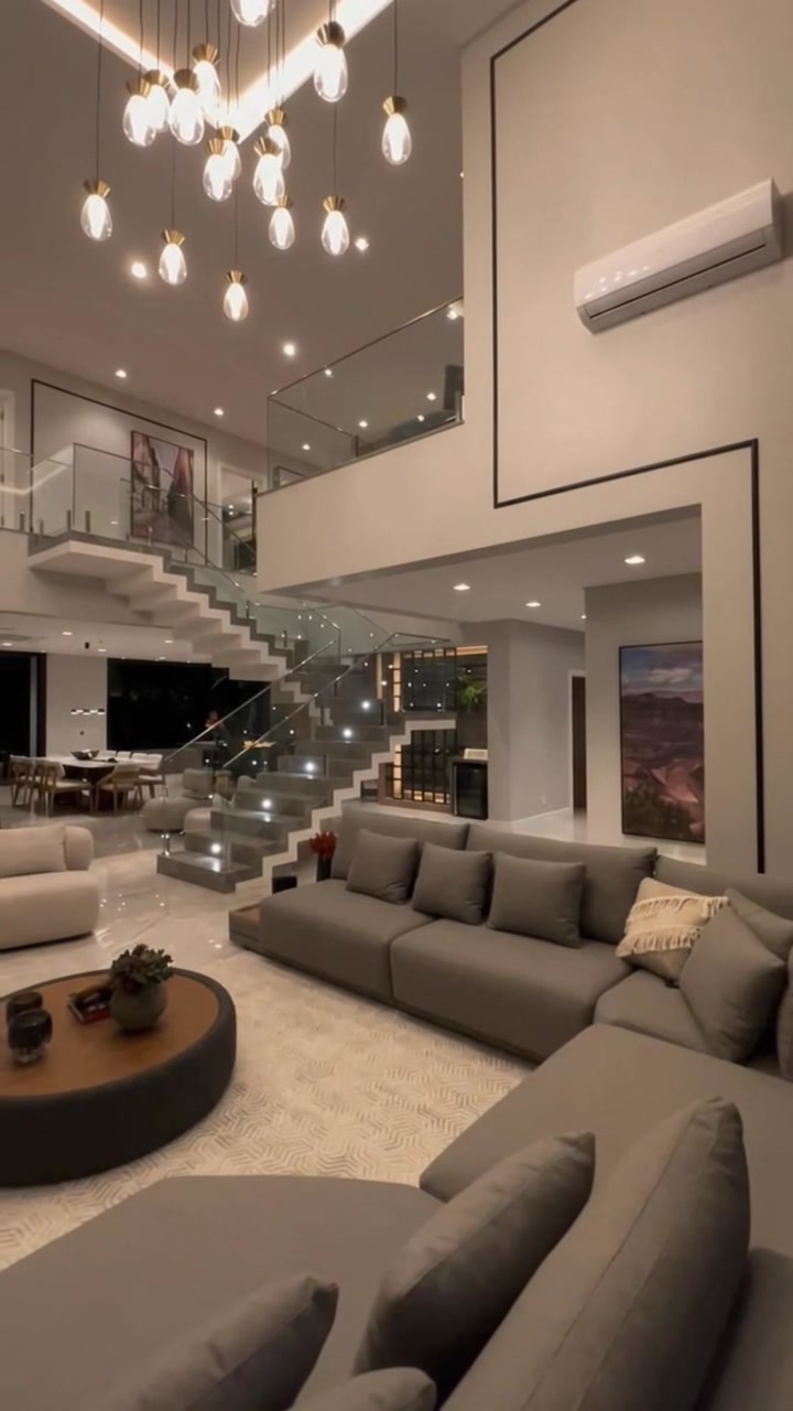 A spacious living room from the home walkthrough